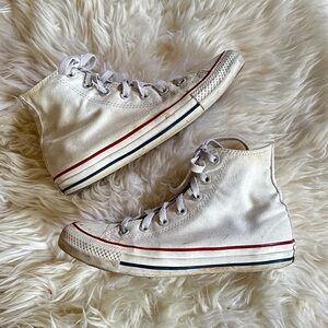 converse all stars white blue red high top sneakers 8